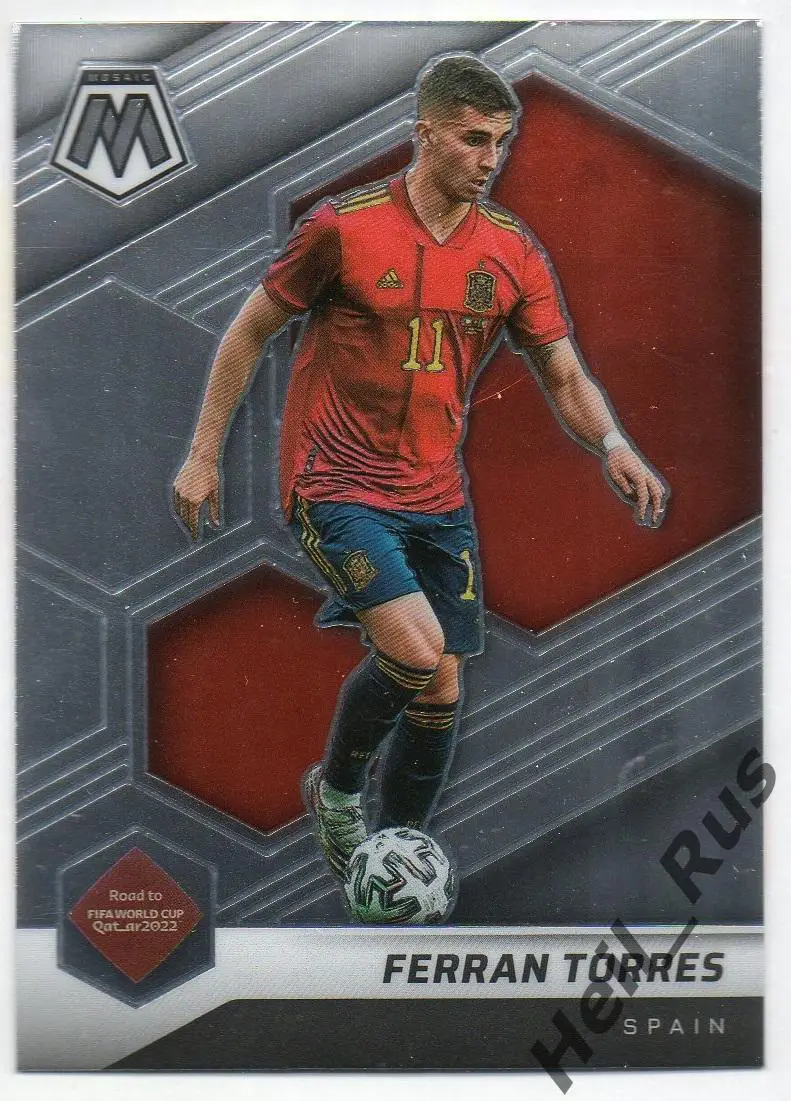 Футбол. Карточка Ферран Торрес (Испания, Барселона, Манчестер Сити) 2022 Panini