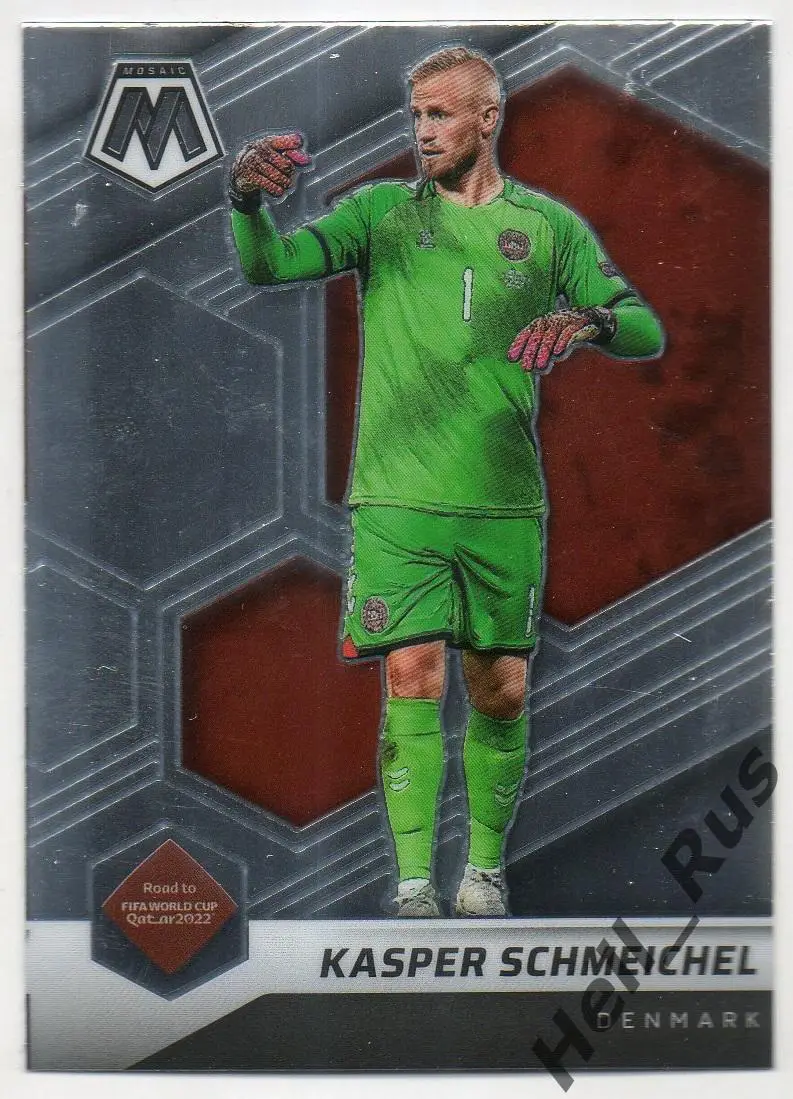 Футбол Карточка Kasper Schmeichel/Каспер Шмейхель Дания, Лестер Сити 2022 Panini