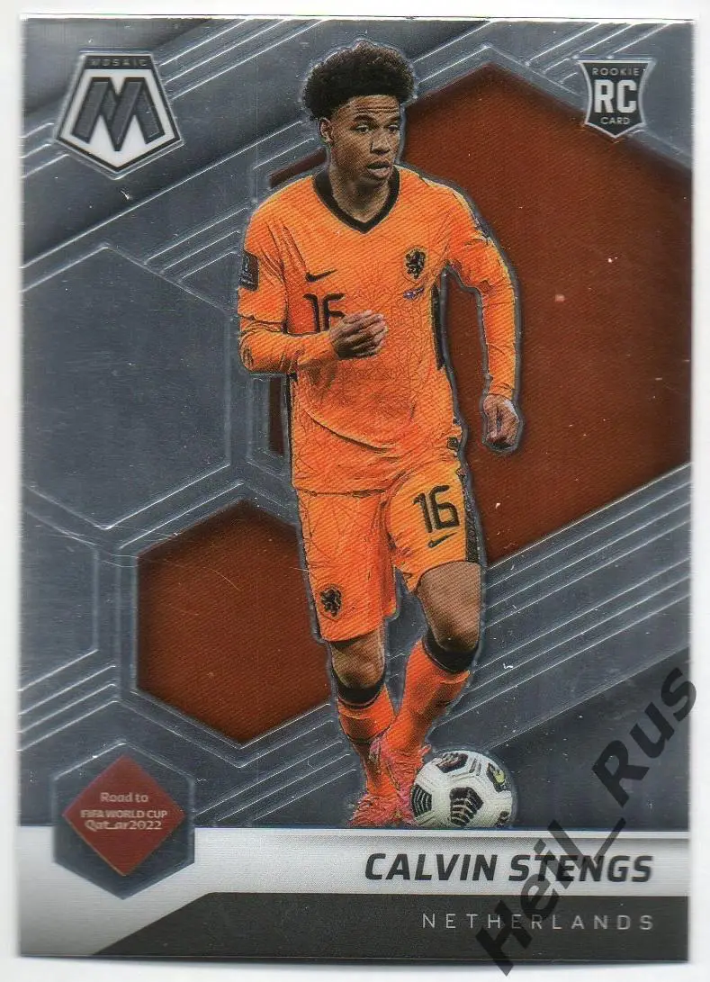 Футбол. Карточка Calvin Stengs/Кэлвин Стенгс (Нидерланды, Ницца) 2022 Panini