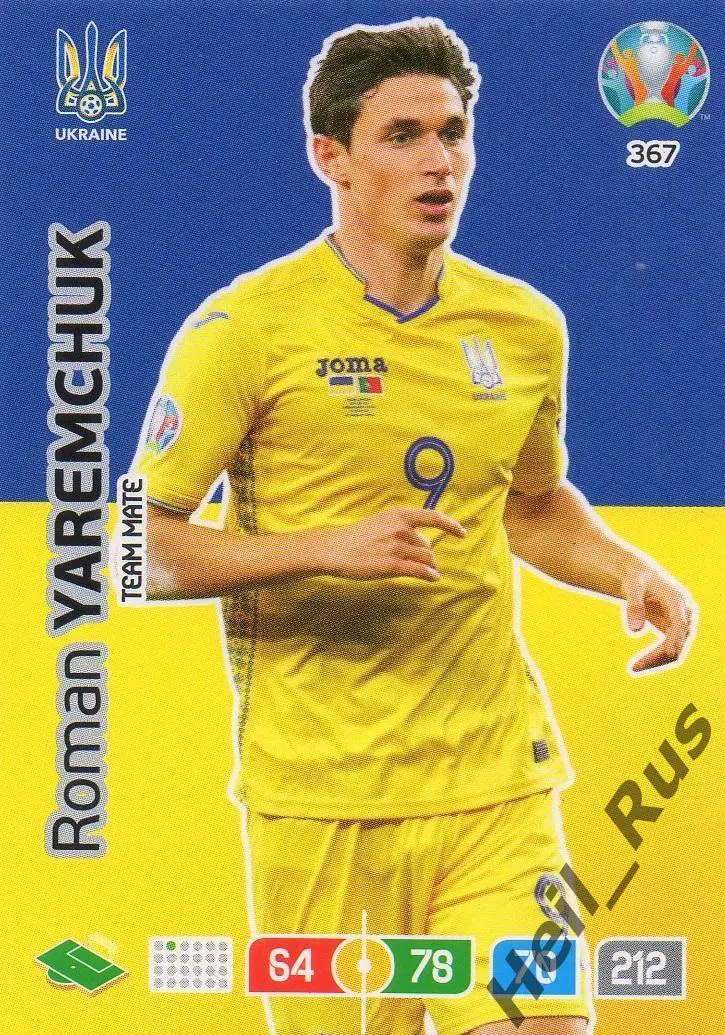 Футбол. Карточка Роман Яремчук (Украина, Динамо Киев, Бенфика) Euro/Евро 2020
