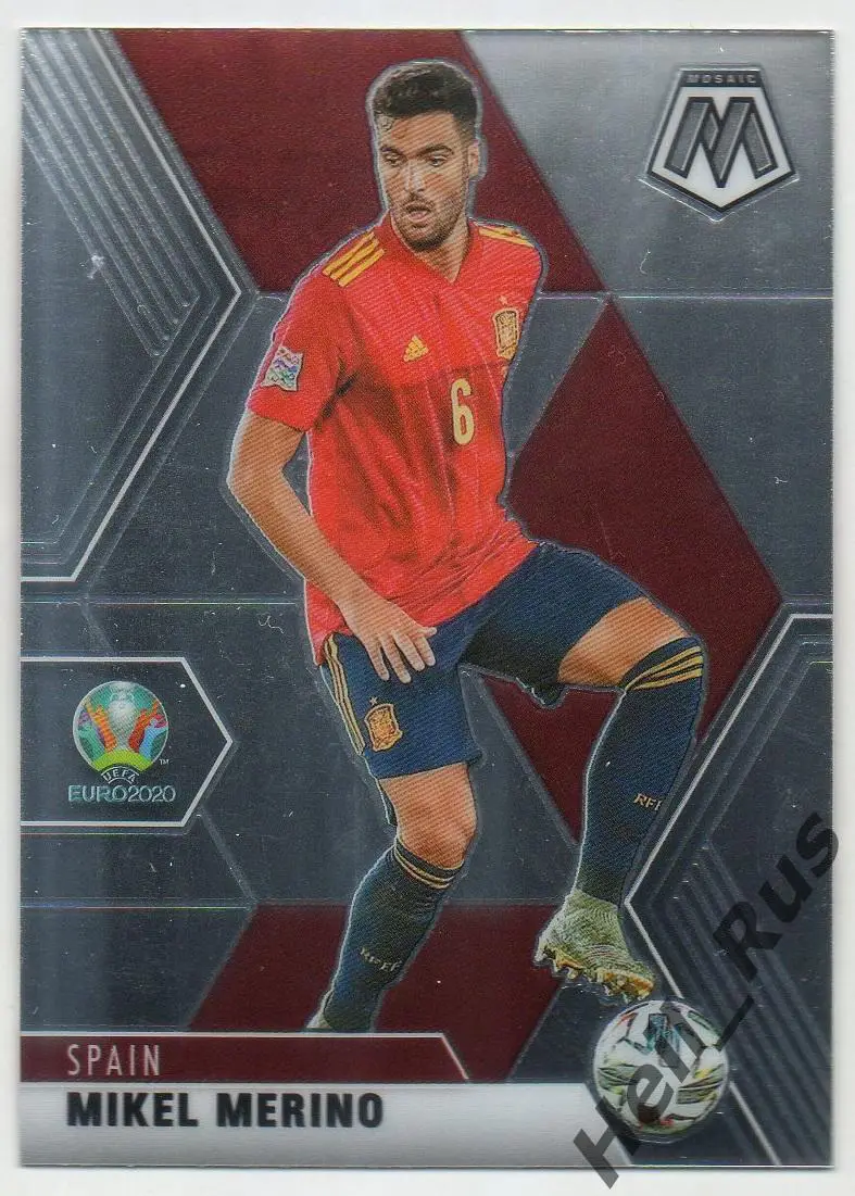 Футбол. Карточка Микель Мерино (Испания, Реал Сосьедад) Euro/Евро 2020 Panini