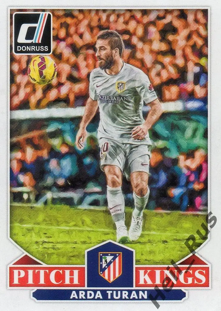 Футбол. Карточка Arda Turan/Арда Туран (Атлетико Мадрид, Барселона) Panini 2015