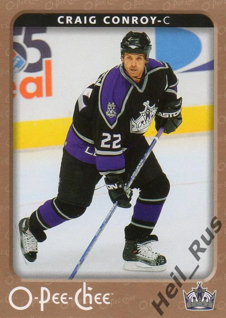 Хоккей. Карточка Craig Conroy/Крейг Конрой (Los Angeles Kings/Кингз) НХЛ/NHL