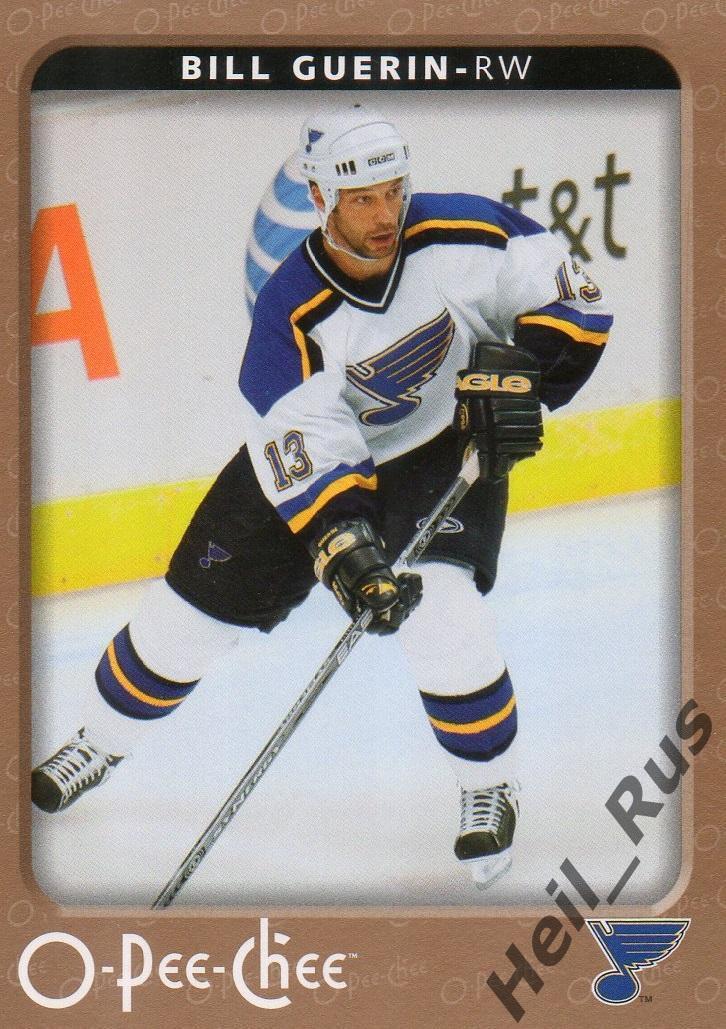 Хоккей. Карточка Bill Guerin/Билл Герин (St. Louis Blues/Сент-Луис Блюз) НХЛ/NHL