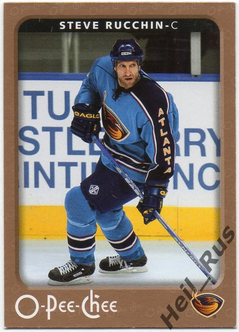 Хоккей. Карточка Steve Rucchin/Стив Руччин (Atlanta Thrashers/Атланта) НХЛ/NHL