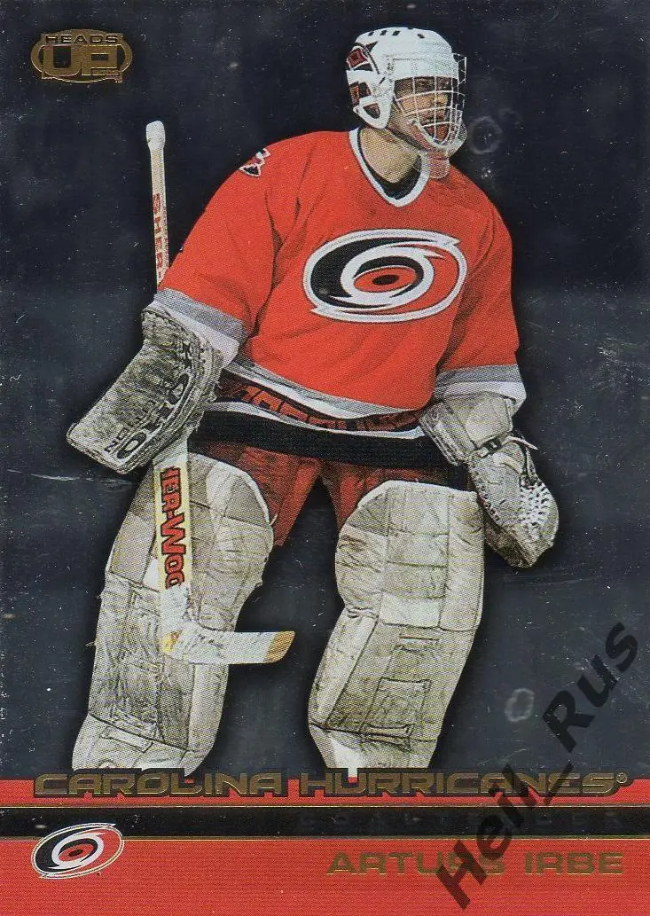 Хоккей. Карточка Артурс Ирбе Carolina Hurricanes/Каролина, ЦСКА, Динамо Рига НХЛ