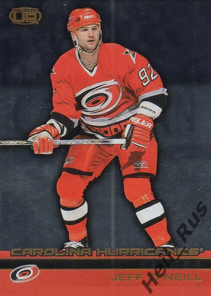 Хоккей Карточка Jeff O'Neill/Джефф О'Нилл Carolina Hurricanes / Каролина NHL/НХЛ