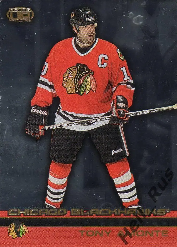 Хоккей. Карточка Tony Amonte/Тони Амонте (Chicago Blackhawks/Чикаго) НХЛ/NHL