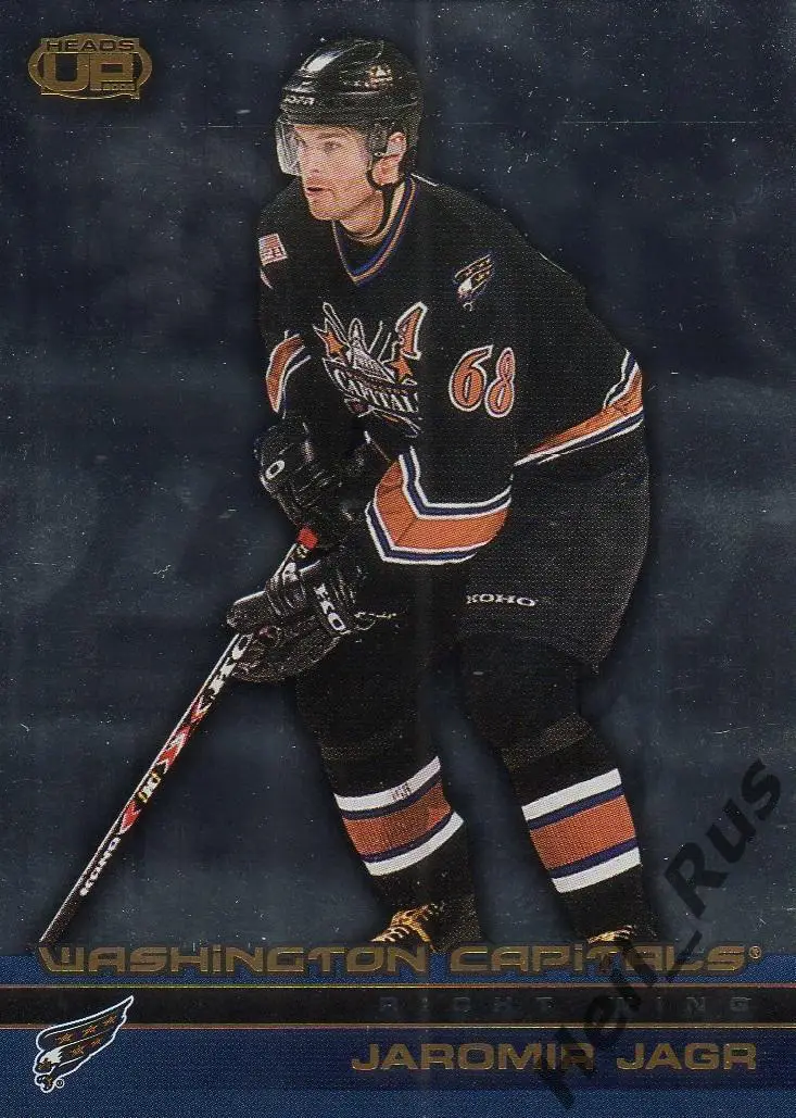 Хоккей. Карточка Яромир Ягр Washington Capitals/Вашингтон, Авангард Омск НХЛ/КХЛ