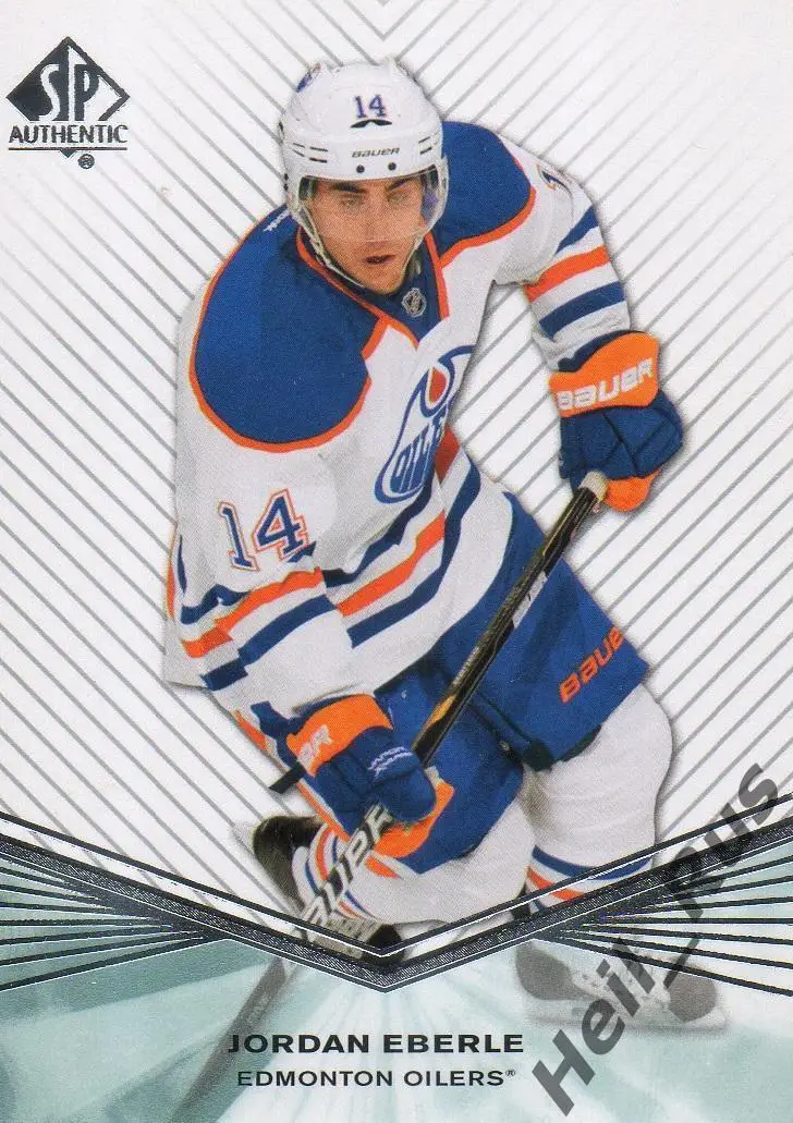 Хоккей Карточка Jordan Eberle/Джордан Эберле (Edmonton Oilers/Эдмонтон) НХЛ/NHL