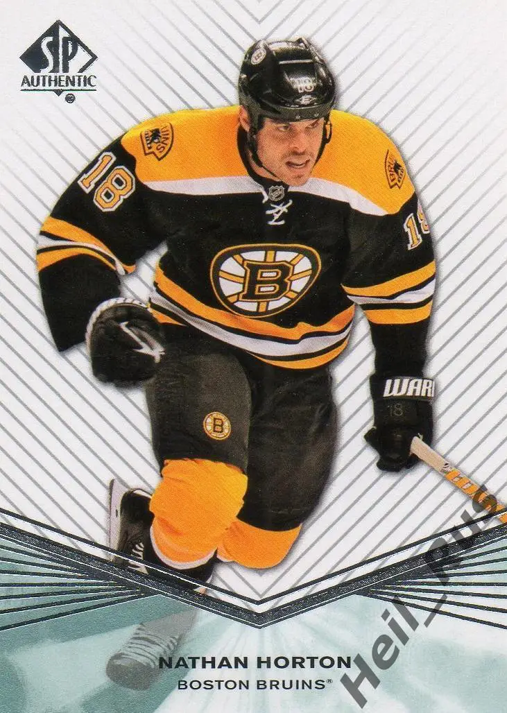 Хоккей. Карточка Nathan Horton/Натан Хортон Boston Bruins/Бостон Брюинз НХЛ/NHL