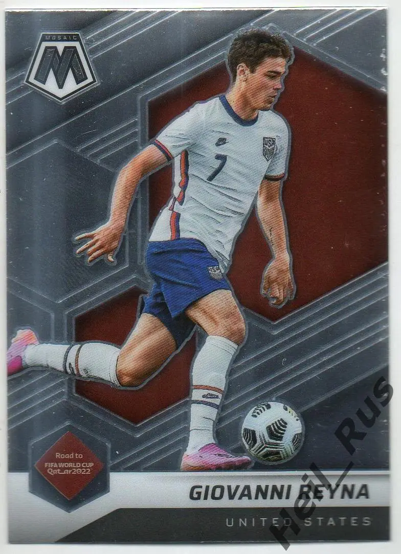 Футбол. Карточка Джованни Рейна (USA/США, Боруссия Дортмунд) 2022 Panini/Панини