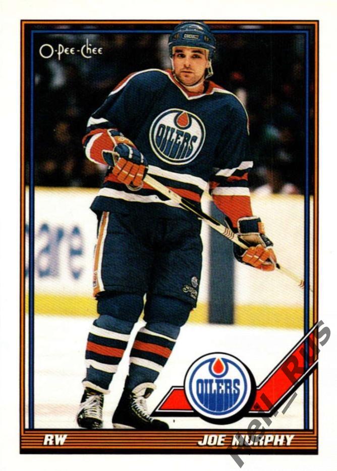 Хоккей; Карточка Joe Murphy/Джо Мерфи (Edmonton Oilers/Эдмонтон Ойлерз) НХЛ/NHL