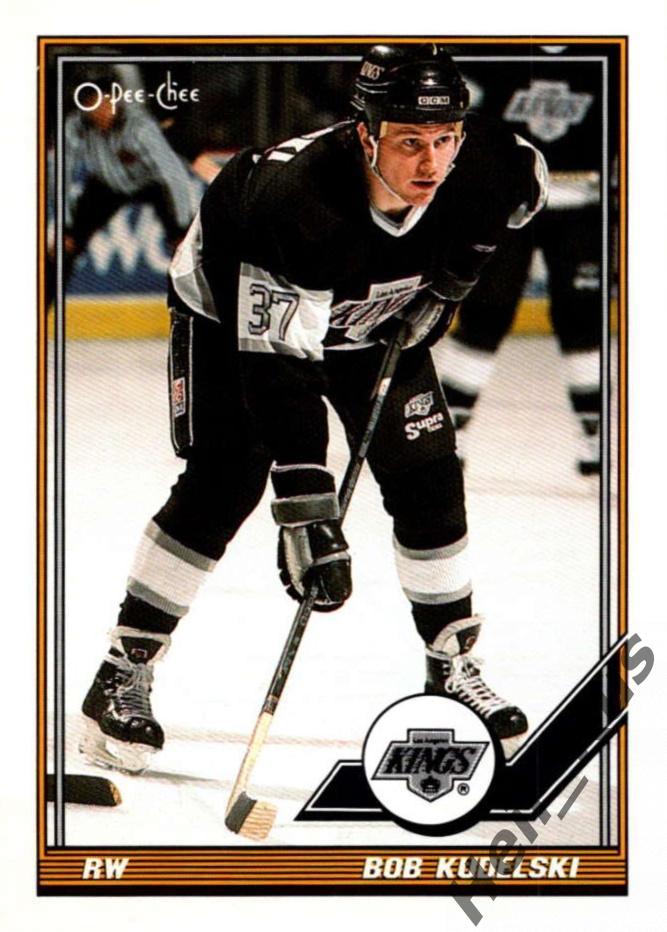 Хоккей. Карточка Bob Kudelski/Боб Кудельски (Los Angeles Kings/Кингз) НХЛ/NHL