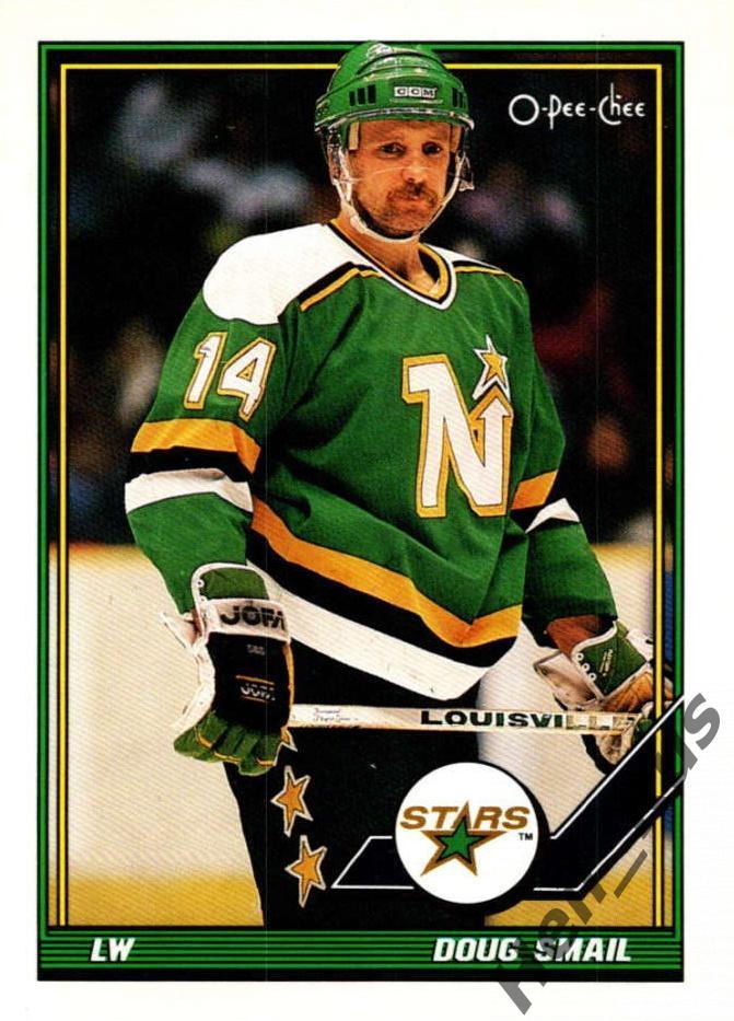 Хоккей. Карточка Doug Smail/Дуг Смэйл Minnesota North Stars / Миннесота НХЛ/NHL