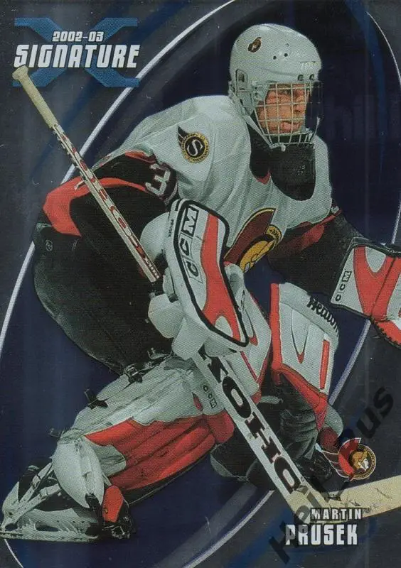 Хоккей Карточка Мартин Прусек Ottawa Senators, СКА, Спартак, Динамо Рига НХЛ/КХЛ