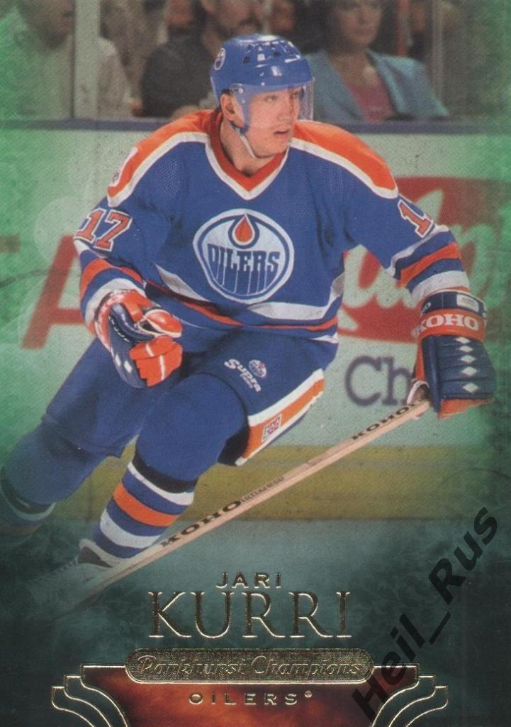 Хоккей. Карточка Jari Kurri/Яри Курри (Edmonton Oilers/Эдмонтон Ойлерз) НХЛ/NHL