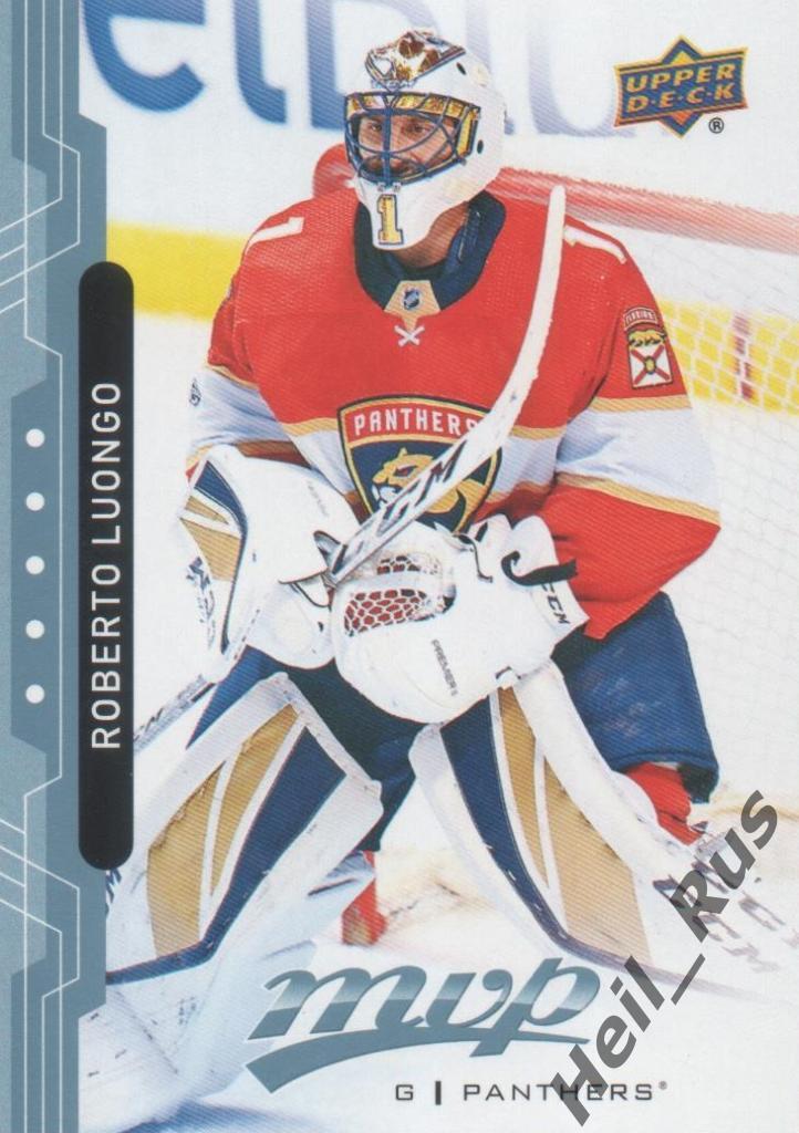 Хоккей Карточка Roberto Luongo/Роберто Луонго (Florida Panthers/Флорида) НХЛ/NHL