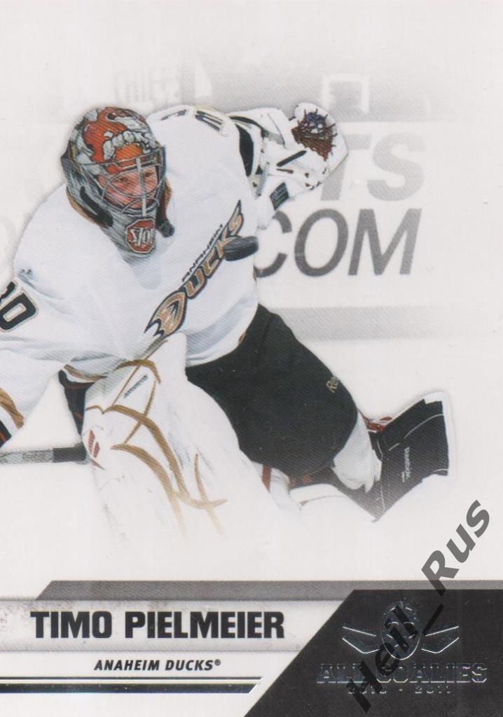 Хоккей. Карточка Timo Pielmeier/Тимо Пильмайер (Anaheim Ducks / Анахайм) НХЛ/NHL