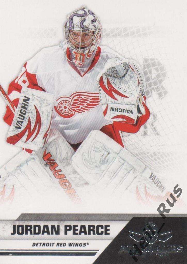 Хоккей. Карточка Jordan Pearce/Джордан Пирс (Detroit Red Wings/Детройт) НХЛ/NHL