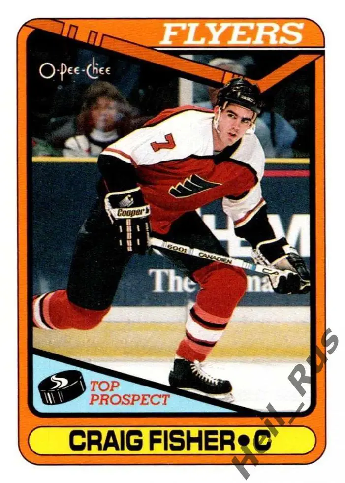 Хоккей. Карточка Craig Fisher/Крэйг Фишер (Philadelphia Flyers/Флайерз) НХЛ/NHL