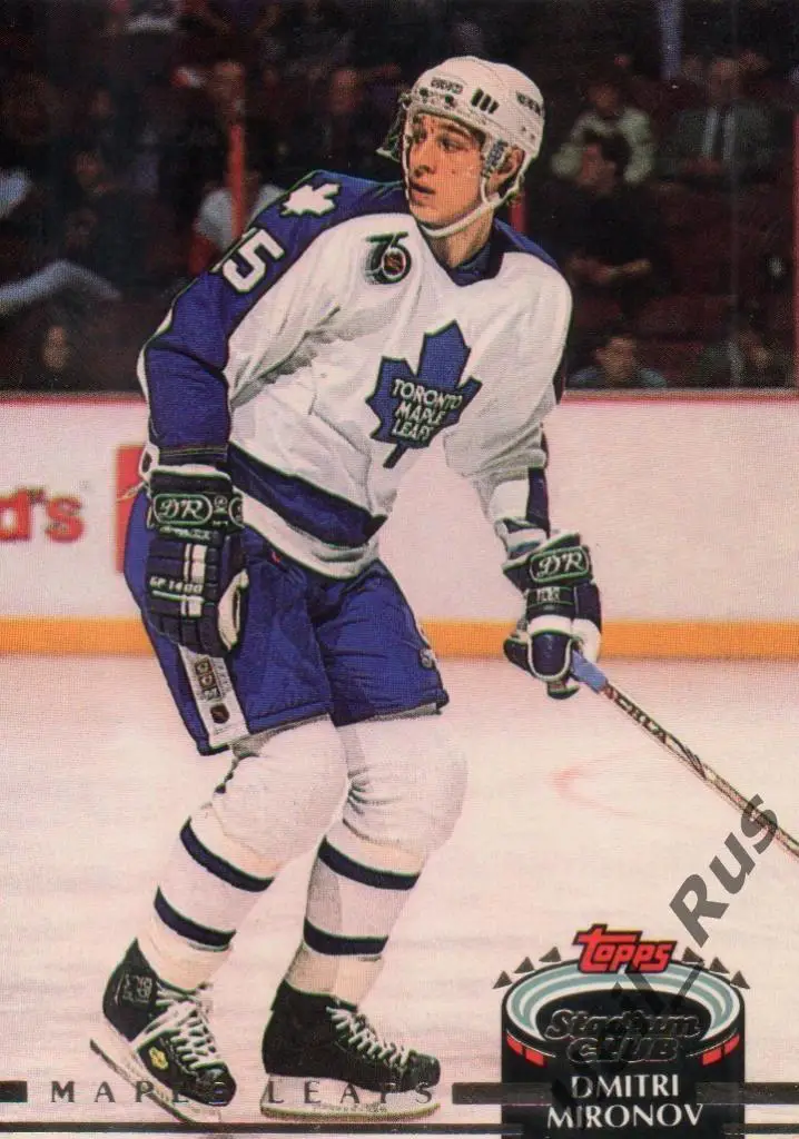 Хоккей Карточка Дмитрий Миронов Toronto Maple Leafs, ЦСКА/Крылья Советов НХЛ/NHL