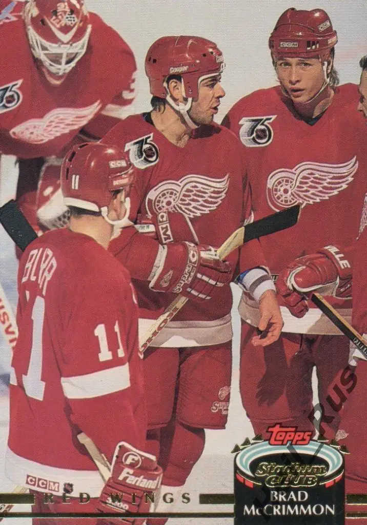 Хоккей. Карточка Брэд Маккриммон (Detroit/Детройт, Локомотив Ярославль) НХЛ/NHL