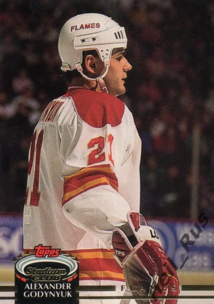 Хоккей Карточка Александр Годынюк (Calgary Flames/Калгари Флэймз, Сокол) НХЛ/NHL