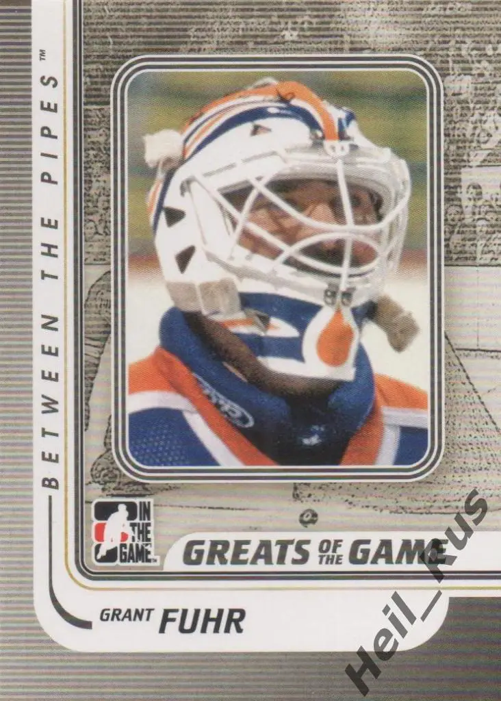 Хоккей. Карточка Grant Fuhr/Грант Фюр (Edmonton Oilers/Эдмонтон Ойлерз), НХЛ/NHL