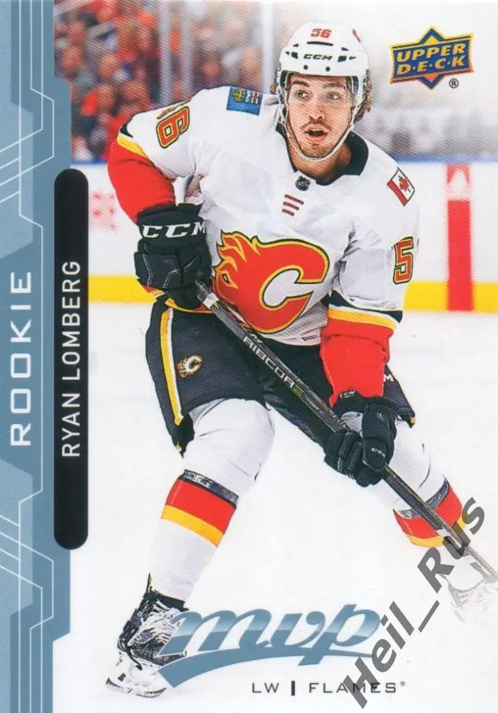 Хоккей. Карточка Ryan Lomberg / Райан Ломберг (Calgary Flames / Калгари) НХЛ/NHL