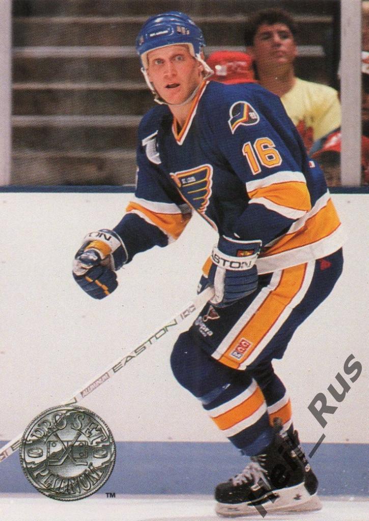 Хоккей. Карточка Brett Hull/Бретт Халл St. Louis Blues / Сент-Луис Блюз НХЛ/NHL