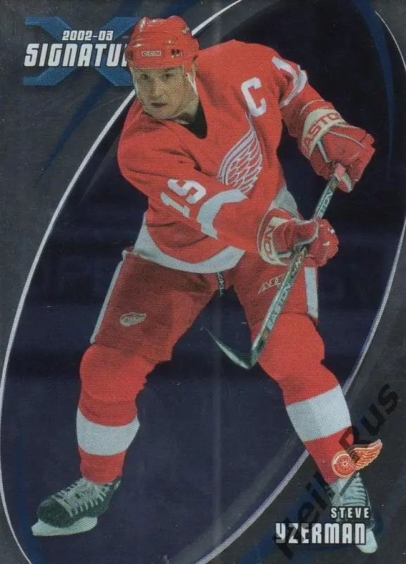 Хоккей; Карточка Steve Yzerman/Стив Айзерман Detroit Red Wings / Детройт NHL/НХЛ