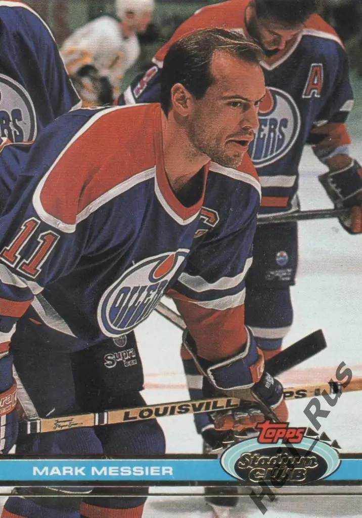 Хоккей Карточка Mark Messier/Марк Мессье Edmonton Oilers/Эдмонтон Ойлерз NHL-НХЛ