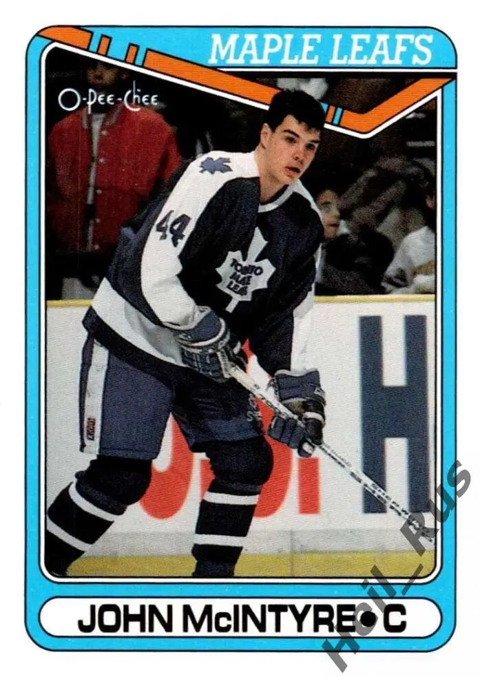 Хоккей Карточка John McIntyre/Джон Макинтайр Toronto Maple Leafs/Торонто НХЛ/NHL