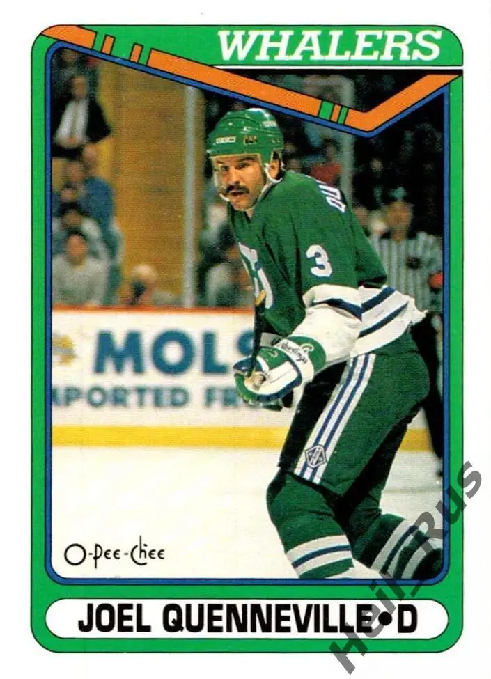 Карточка Joel Quenneville/Джоэль Кенневилль (Hartford Whalers/Хартфорд) НХЛ/NHL