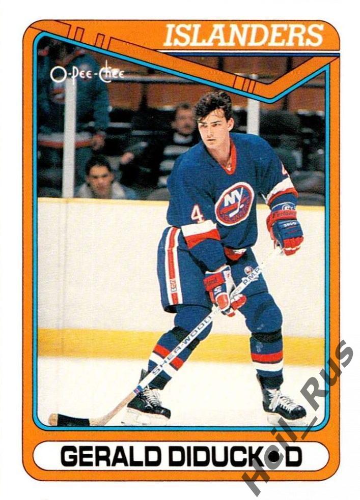 Хоккей Карточка Gerald Diduck/Джеральд Дидак New York Islanders/Нью-Йорк НХЛ/NHL