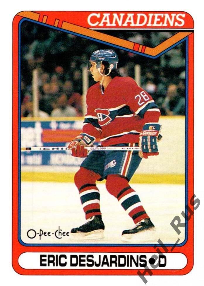 Хоккей. Карточка Desjardins/Эрик Дежарден (Montreal Canadiens/Монреаль) НХЛ/NHL