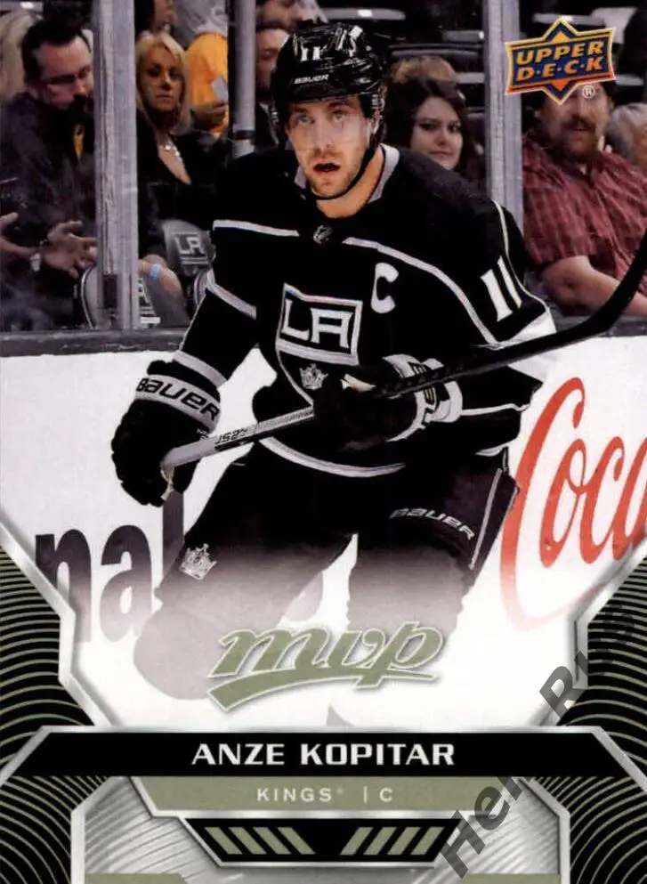 Хоккей; Карточка Anze Kopitar/Анже Копитар (Los Angeles Kings/Кингз) НХЛ/NHL