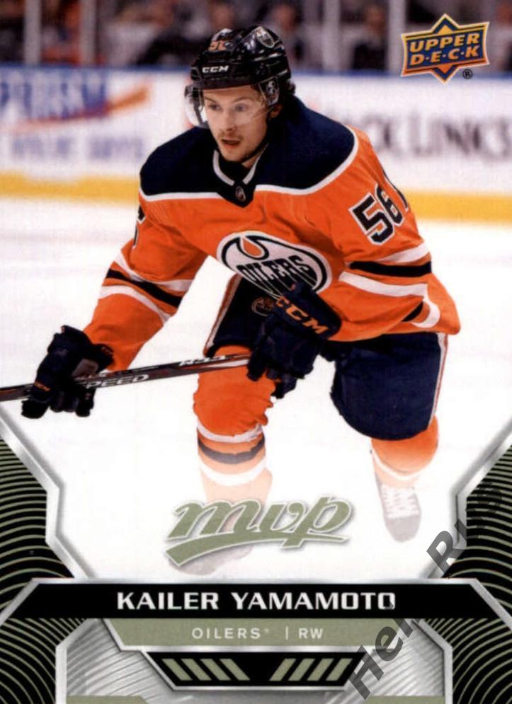 Хоккей. Карточка Kailer Yamamoto/Кайлер Ямамото Edmonton Oilers/Эдмонтон НХЛ/NHL