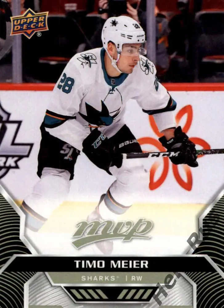 Хоккей. Карточка Timo Meier/Тимо Майер (San Jose Sharks/Сан-Хосе Шаркс) НХЛ/NHL