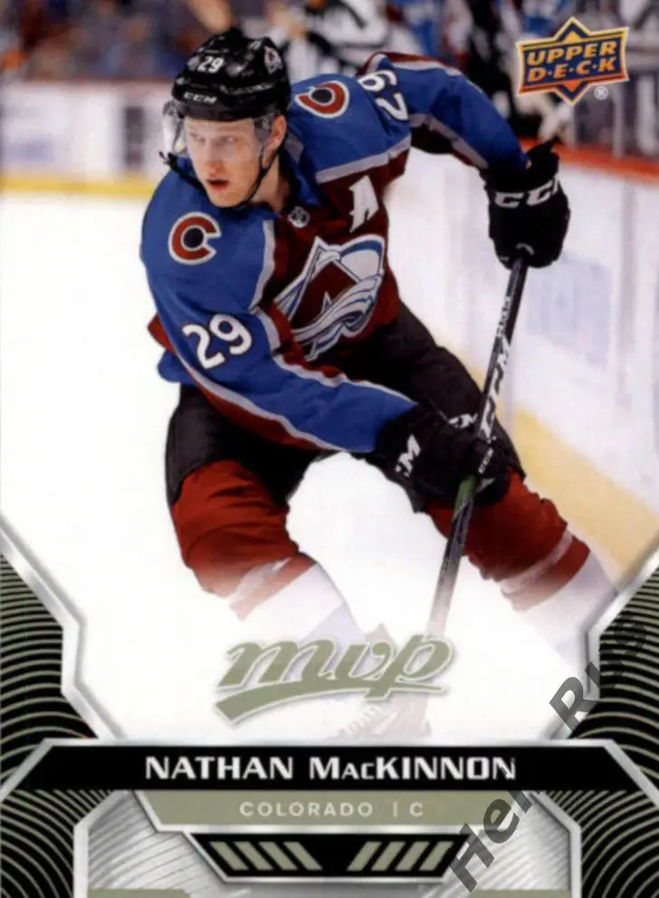 Карточка Nathan MacKinnon/Натан Маккиннон Colorado Avalanche/Колорадо НХЛ/NHL