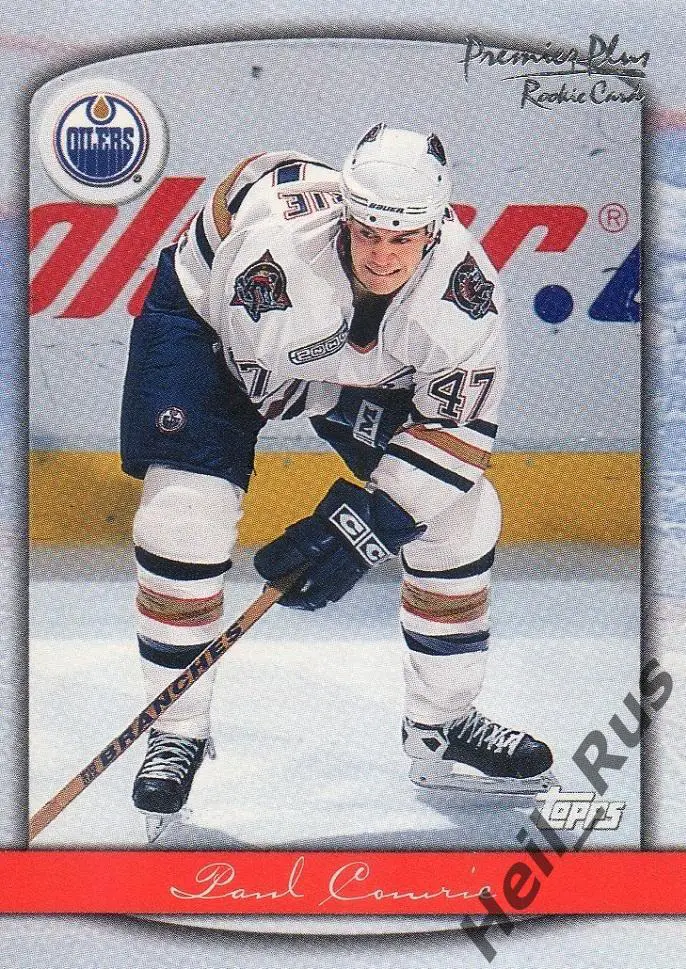 Хоккей. Карточка Paul Comrie/Пол Комри (Edmonton Oilers/Эдмонтон Ойлерз) НХЛ/NHL