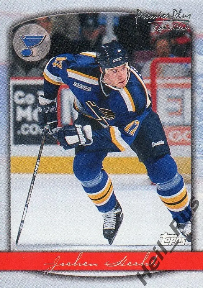 Хоккей. Карточка Jochen Hecht/Йохен Хехт St. Louis Blues/Сент-Луис Блюз НХЛ/NHL