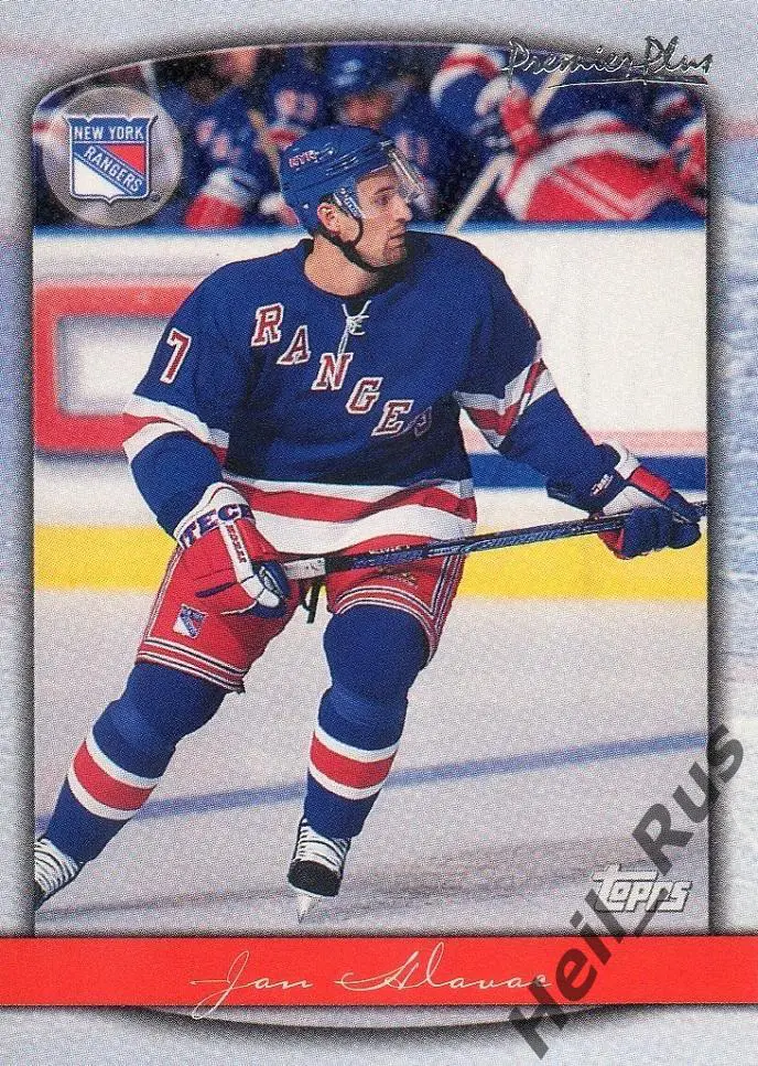 Хоккей Карточка Jan Hlavac/Ян Главач New York Rangers/Нью-Йорк Рейнджерс НХЛ/NHL