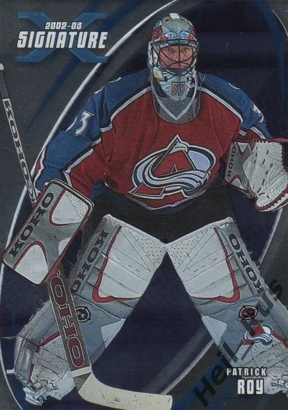 Хоккей. Карточка Patrick Roy / Патрик Руа (Colorado Avalanche/Колорадо) НХЛ/NHL