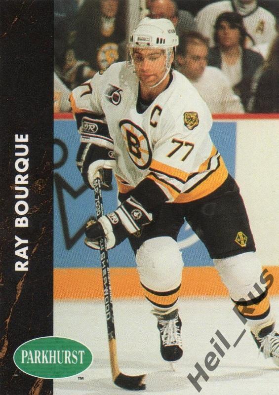 Хоккей; Карточка Ray Bourque / Рэй Бурк (Boston Bruins / Бостон Брюинз), НХЛ/NHL