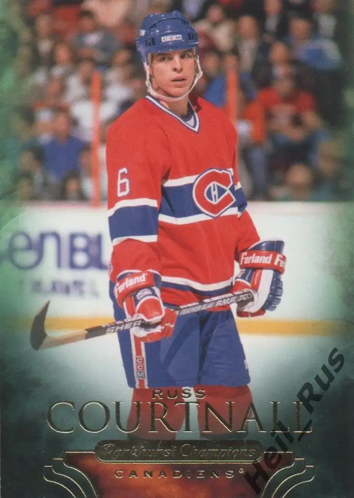 Хоккей Карточка Russ Courtnall/Расс Куртнолл Montreal Canadiens/Монреаль НХЛ/NHL