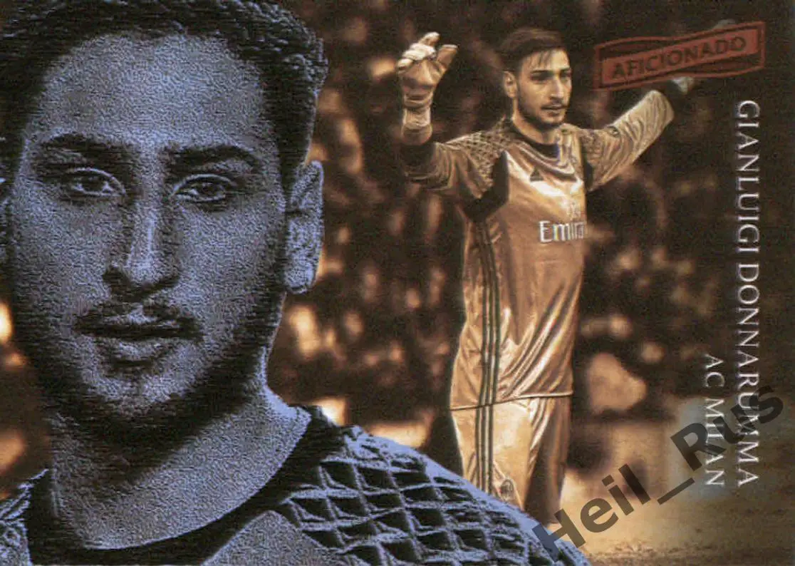 Футбол. Карточка Gianluigi Donnarumma/Джанлуиджи Доннарумма (Милан, ПСЖ) Panini