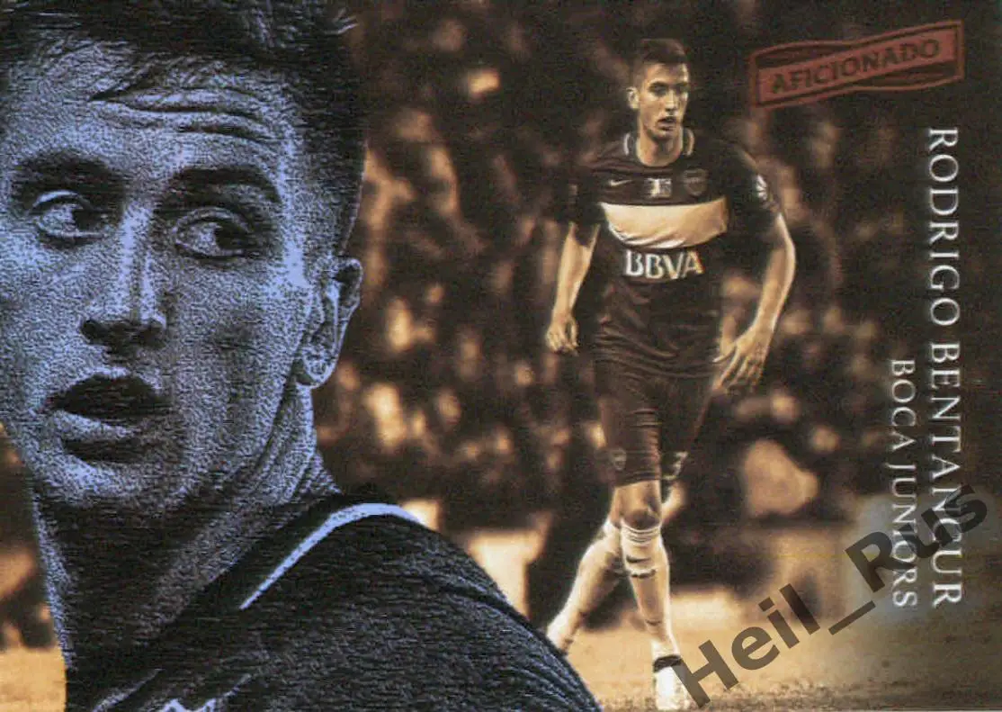 Футбол; Карточка Родриго Бентанкур (Бока Хуниорс, Ювентус, Тоттенхэм Хотспур)
