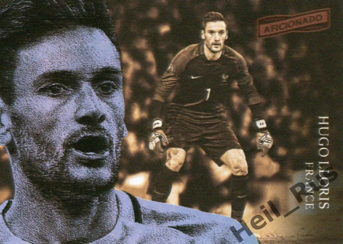 Футбол Карточка Hugo Lloris/Уго Льорис (Франция, Тоттенхэм Хотспур, Лион) Panini
